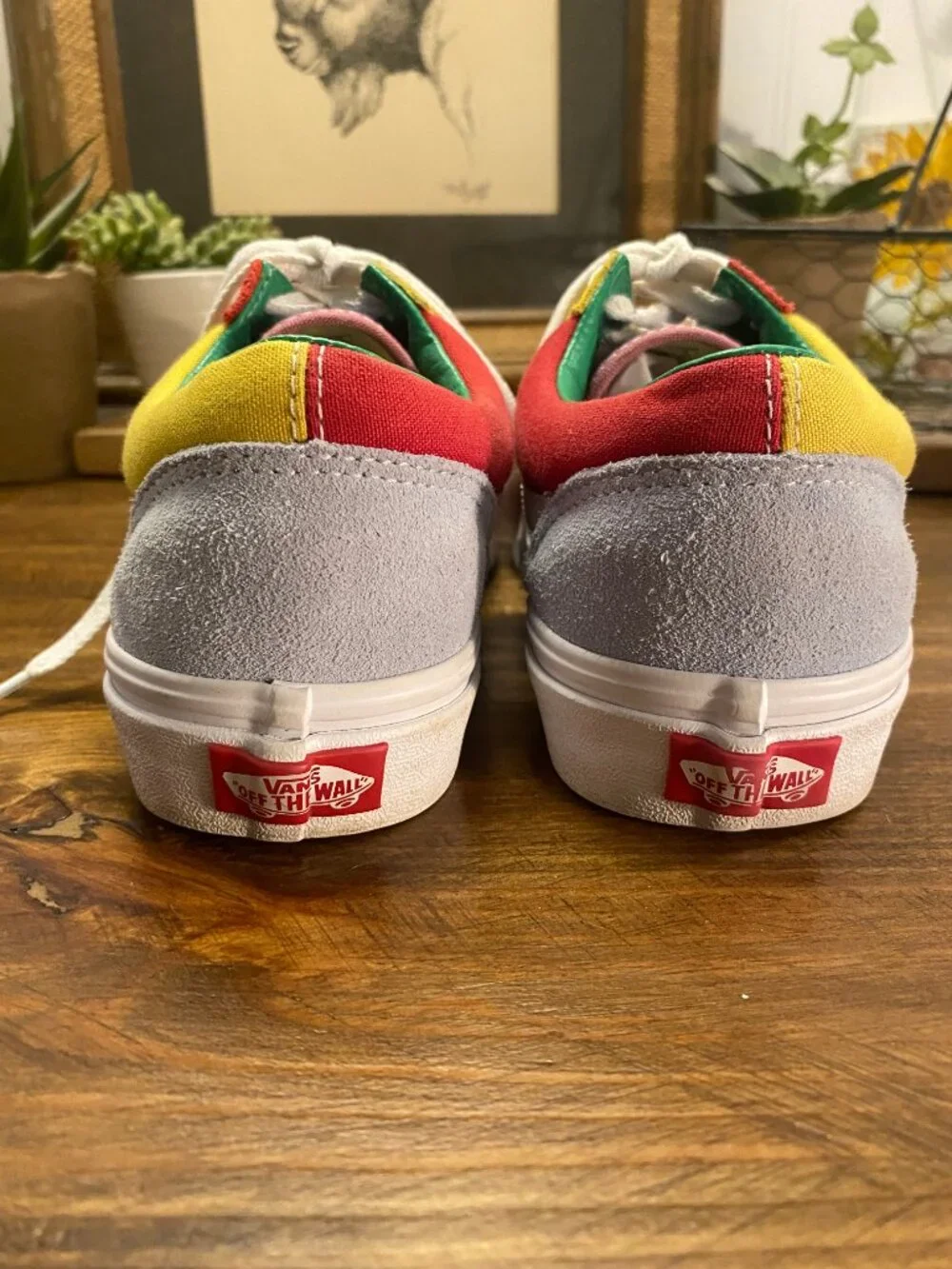 VANS - Old Skool Multicolor Colorblock Sneakers Women’s Size 7.5 Men’s Size 6
